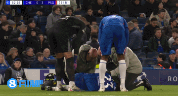 队报：查洛巴拼抢时脚踝受伤被担架抬出，切尔西伤员名单继续增加