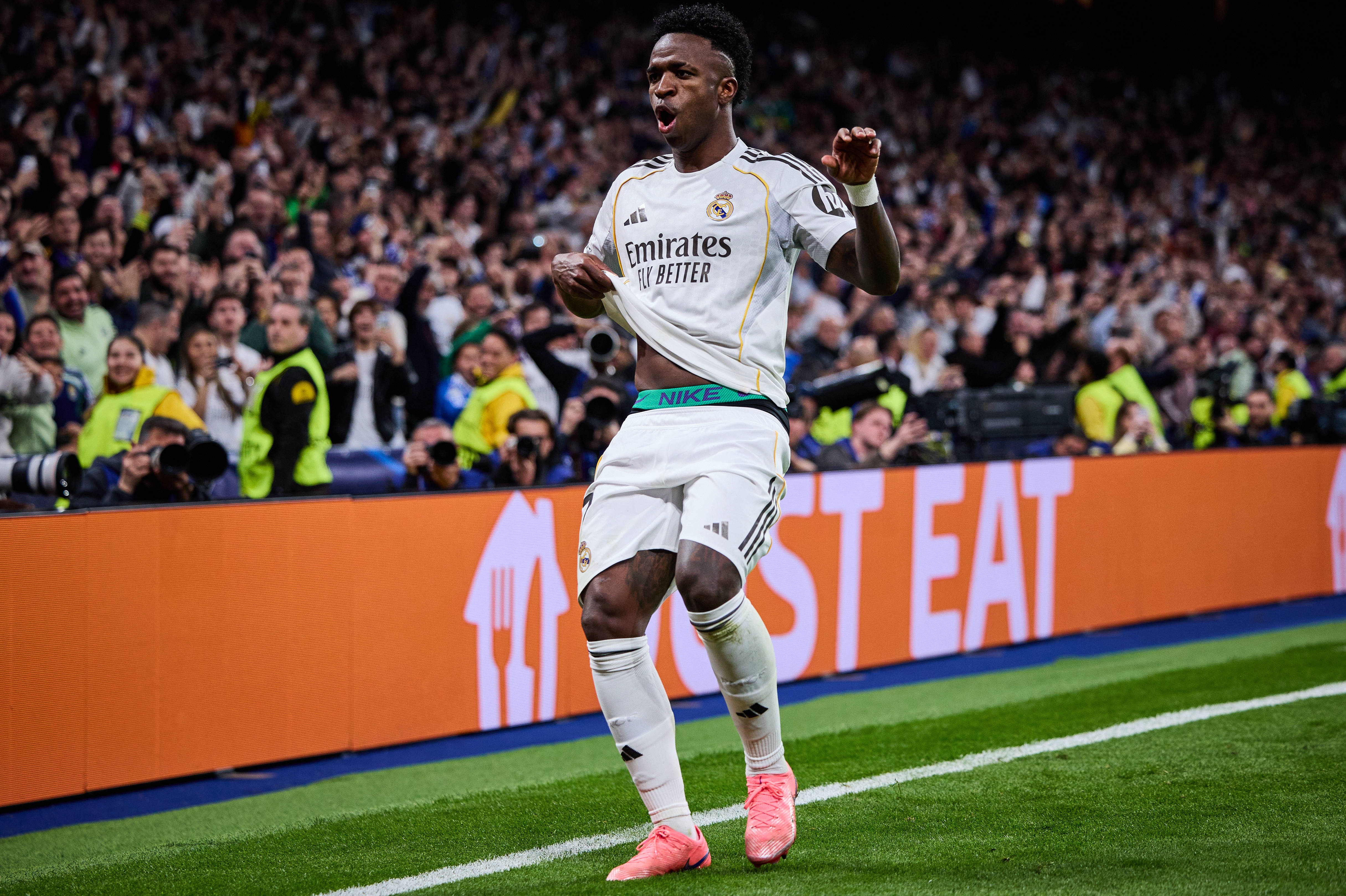 维尼修斯面对曼城直接参与7球，欧冠面对所有对手并列最多