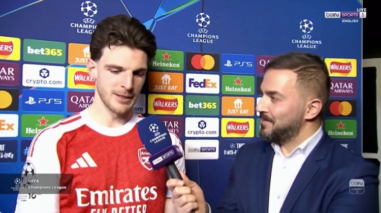 今天是两个运动战进球？赖斯：我们有大量运动战进球，方式多着呢