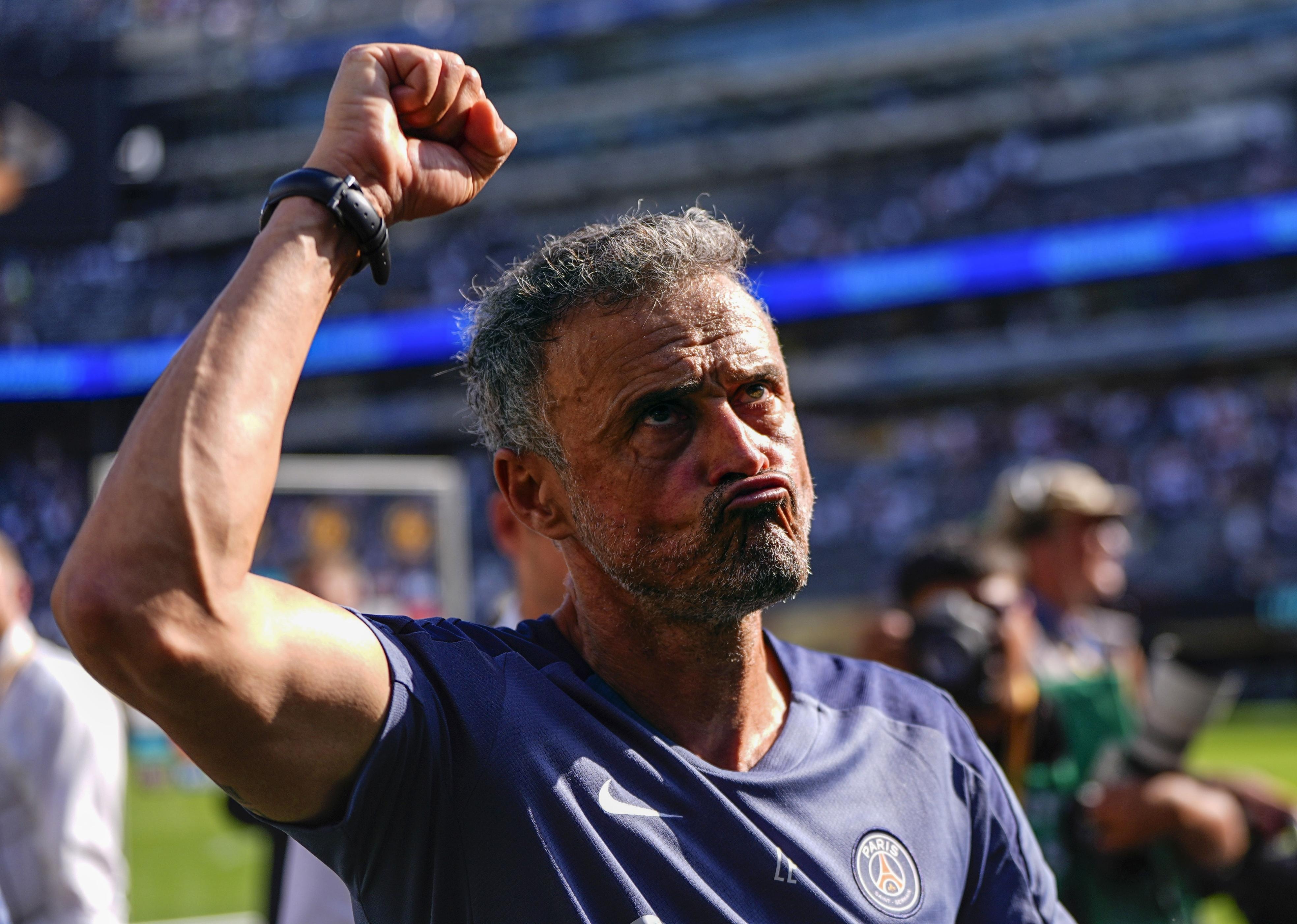 恩里克执教生涯欧冠淘汰赛6次对阵英格兰球队，从未被淘汰