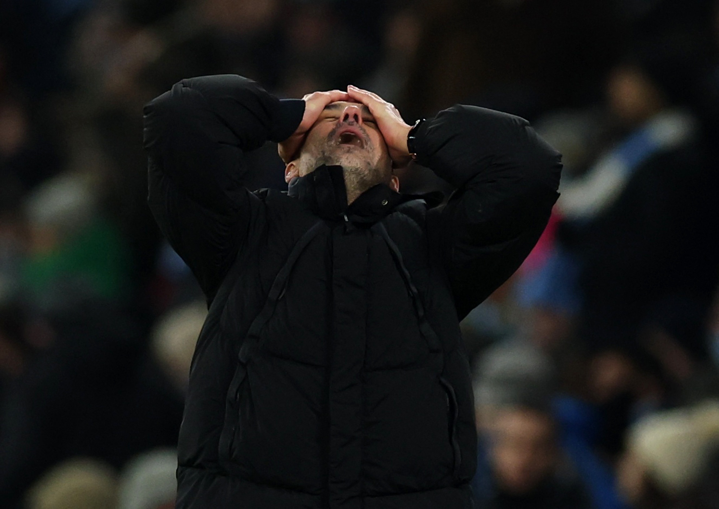 崩盘？曼城3月欧冠被皇马淘汰，联赛2连平少赛一场距阿森纳9分