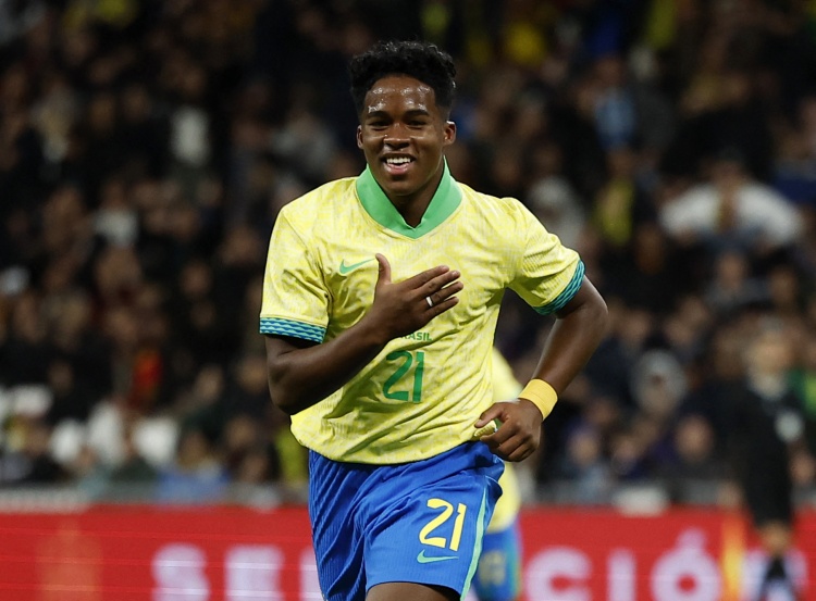 恩德里克：我每周都要争取位置，入选巴西国家队是一次磨合的机会