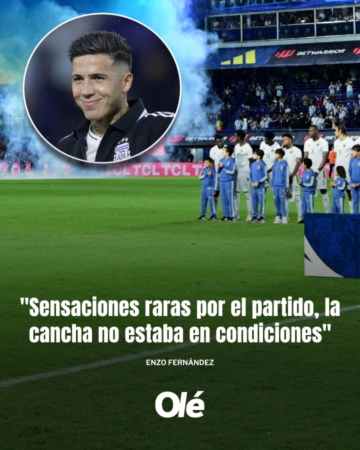 博卡方面回应恩佐抱怨：场地状况良好，会在下一场比赛前例行维护