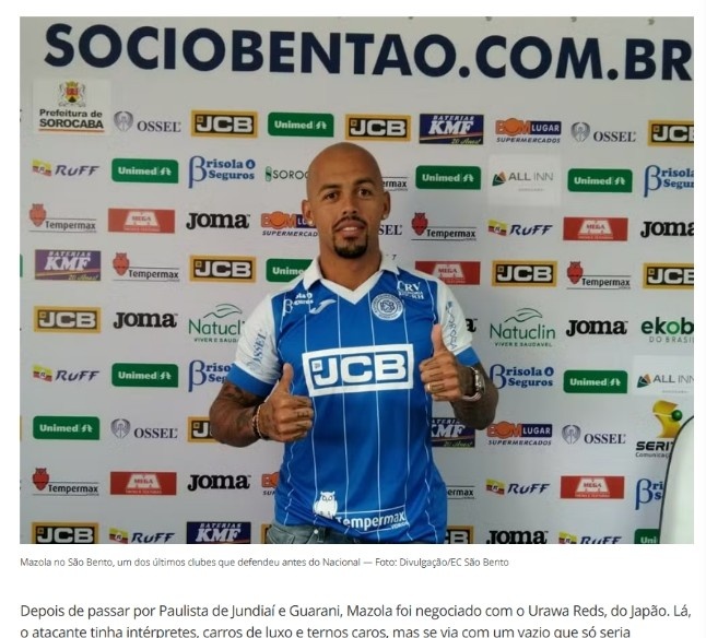 前浙江外援马佐拉:我在日本和中国赚了很多钱,但没亲人导致抑郁