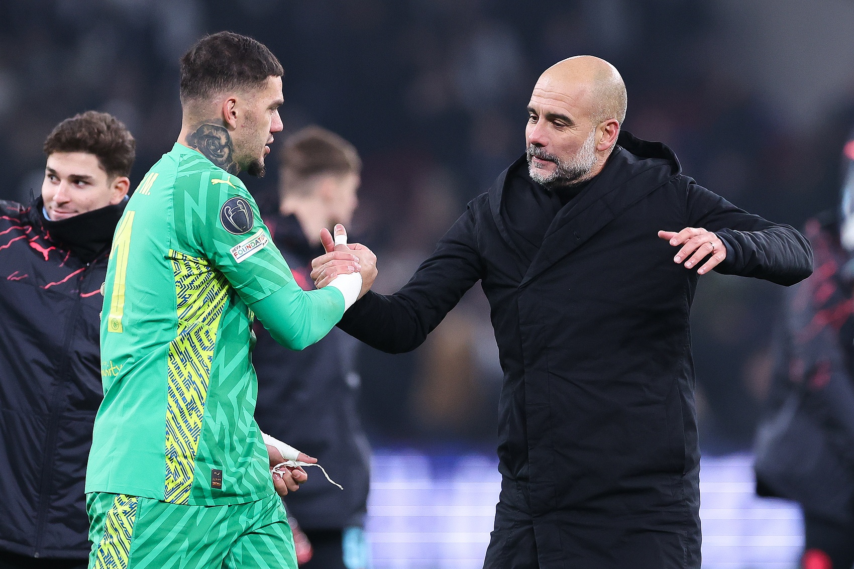 埃德松:安帅更随和瓜帅更激情;英超别想了,肯定还会是曼城王朝