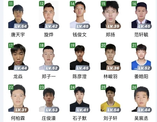 粤超广州队名单公布,郑智的儿子郑子一在列